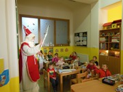 Mikuláš, čert a anděl ve školce